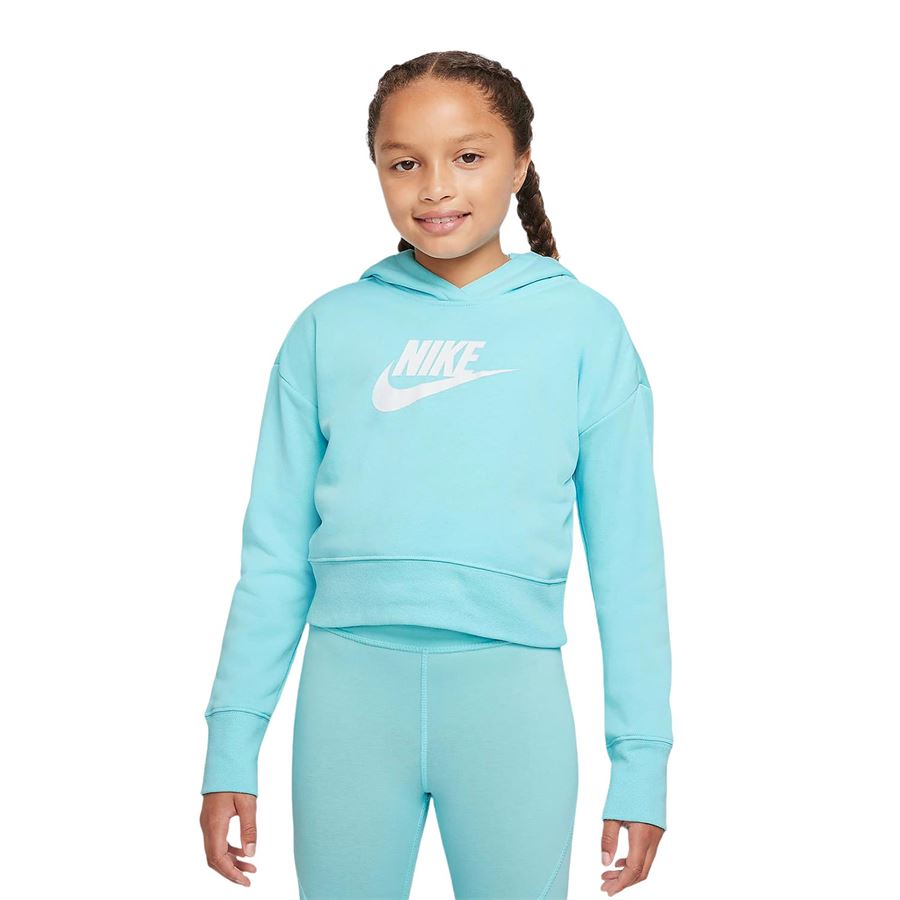 G NSW CLUB FT CROP HOODIE FELPA CAPP. GIRL Nike | DC7210482